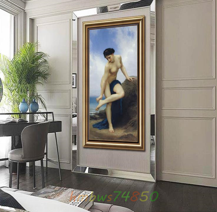 * rare work * work of art *... talent beautiful woman portrait painting super sexy beauty picture oil painting picture .. ornament picture frame attaching 40cm*80cm
