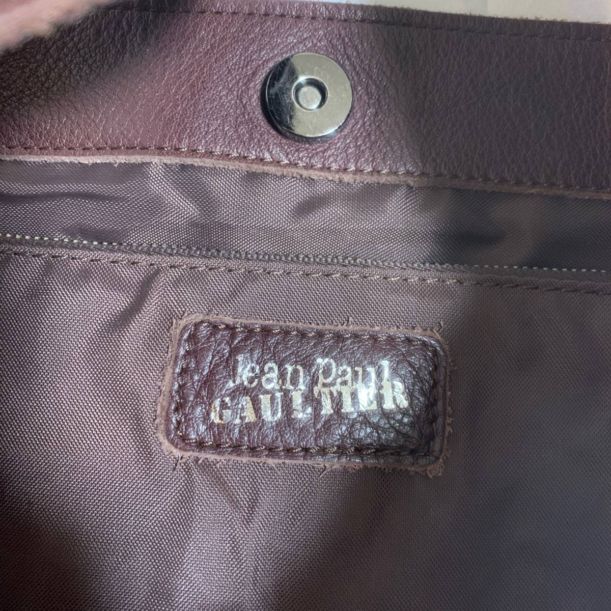 Jean Paul GAULTIER Jean-Paul Gaultier Gaultier shoulder bag Brown leather bag bag bag bag archive archive 