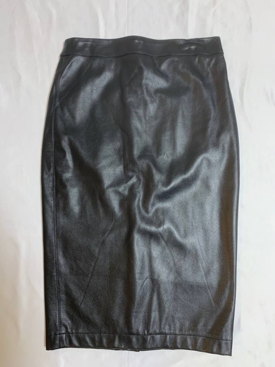 Jean Paul GAULTIER sept premieres ジャンポール　ゴルチエ ゴルチェ　フェイクレザー　fake leather skirt スカート　archive_画像1
