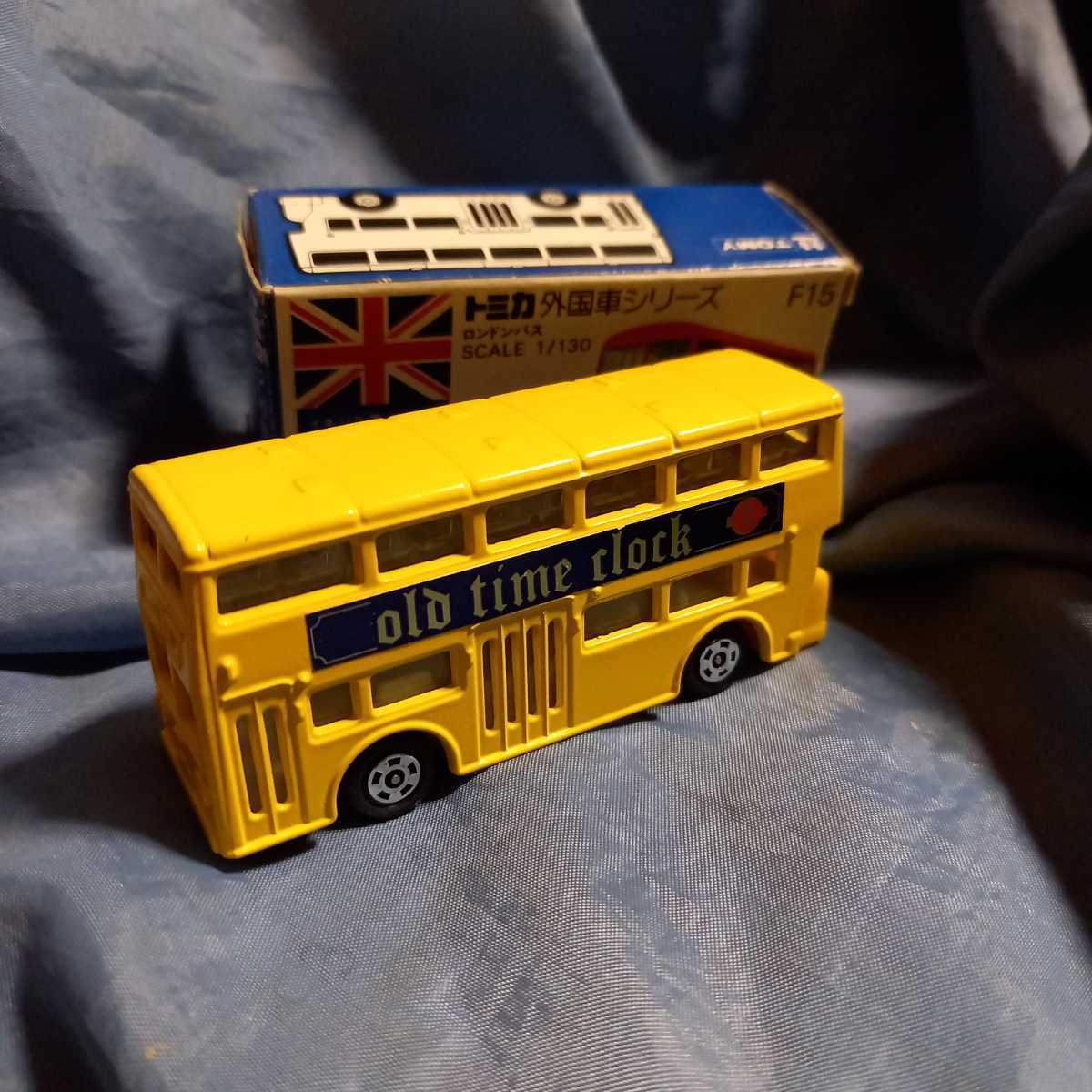トミカ ロンドンバス Old time clock 日本製 青箱 F15-