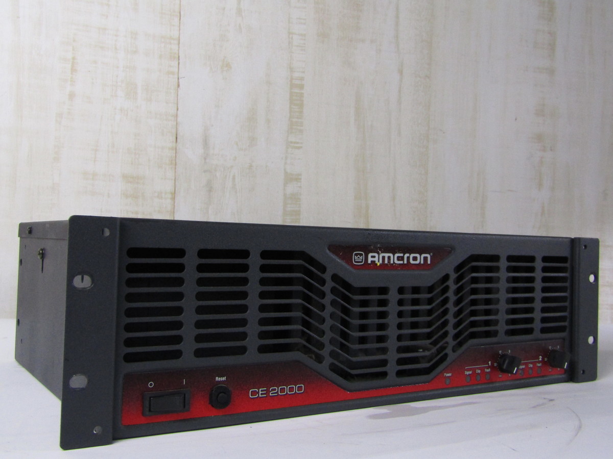0207-N2-89 Amcron CROWN CE2000 パワーアンプ アムクロン 0207-N2-89 Amcron CROWN CE2000 パワーアンプ アムクロン