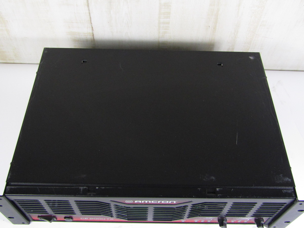 0228-N3-027 AMCRON CE2000 アムクロン パワーアンプ CROWN 0228-N3-027 AMCRON CE2000 アムクロン パワーアンプ CROWN