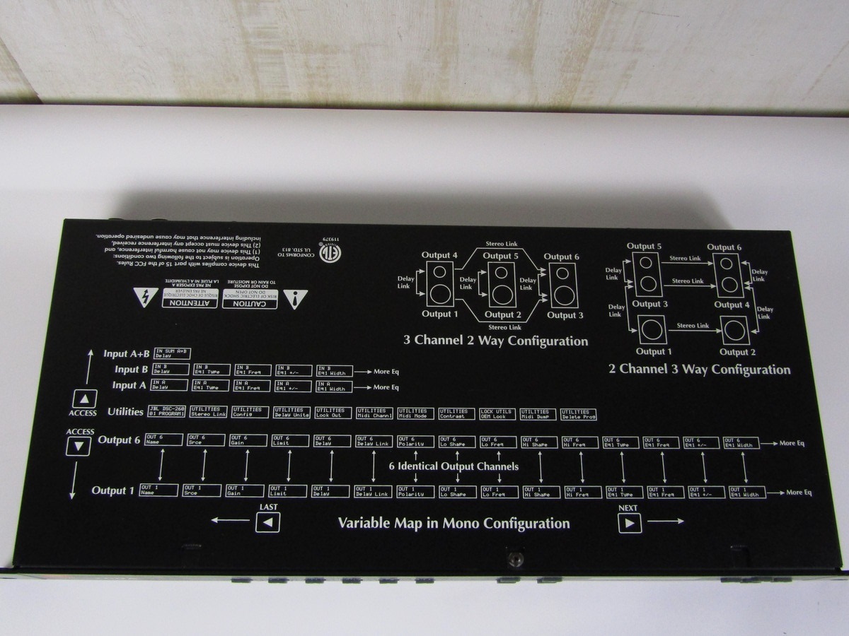 0228-N3-058 JBL DSC260A デジタルチャンネルデバイダー 0228-N3-058 JBL DSC260A デジタルチャンネルデバイダー