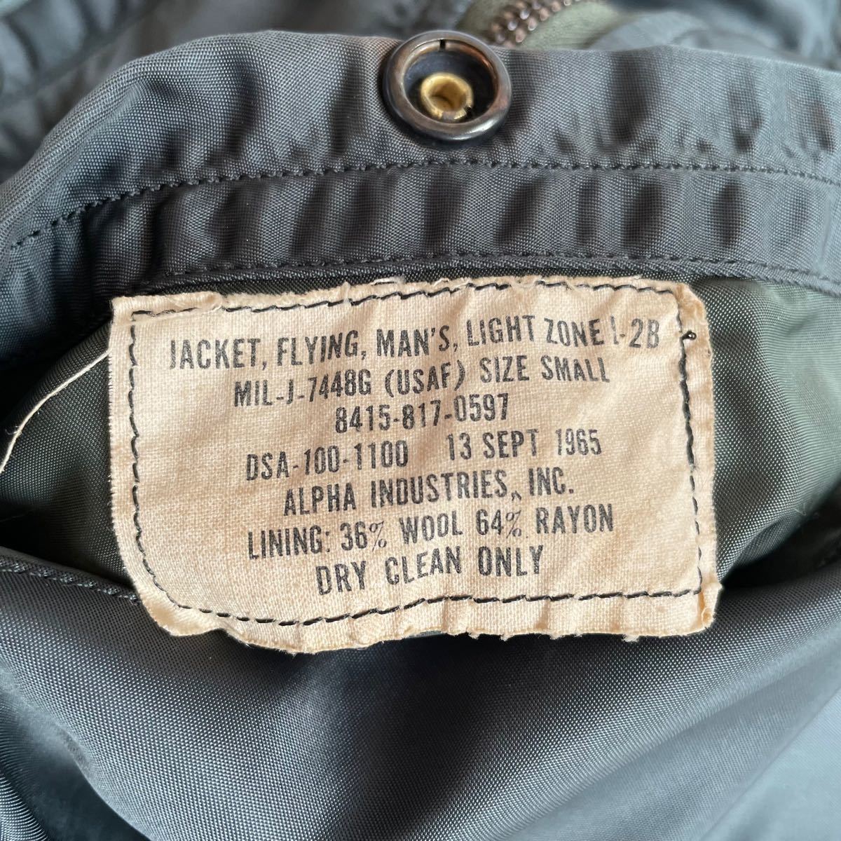 入手困難!】60s ALPHA INDUSTRIES L-2B フライトジャケット USAF