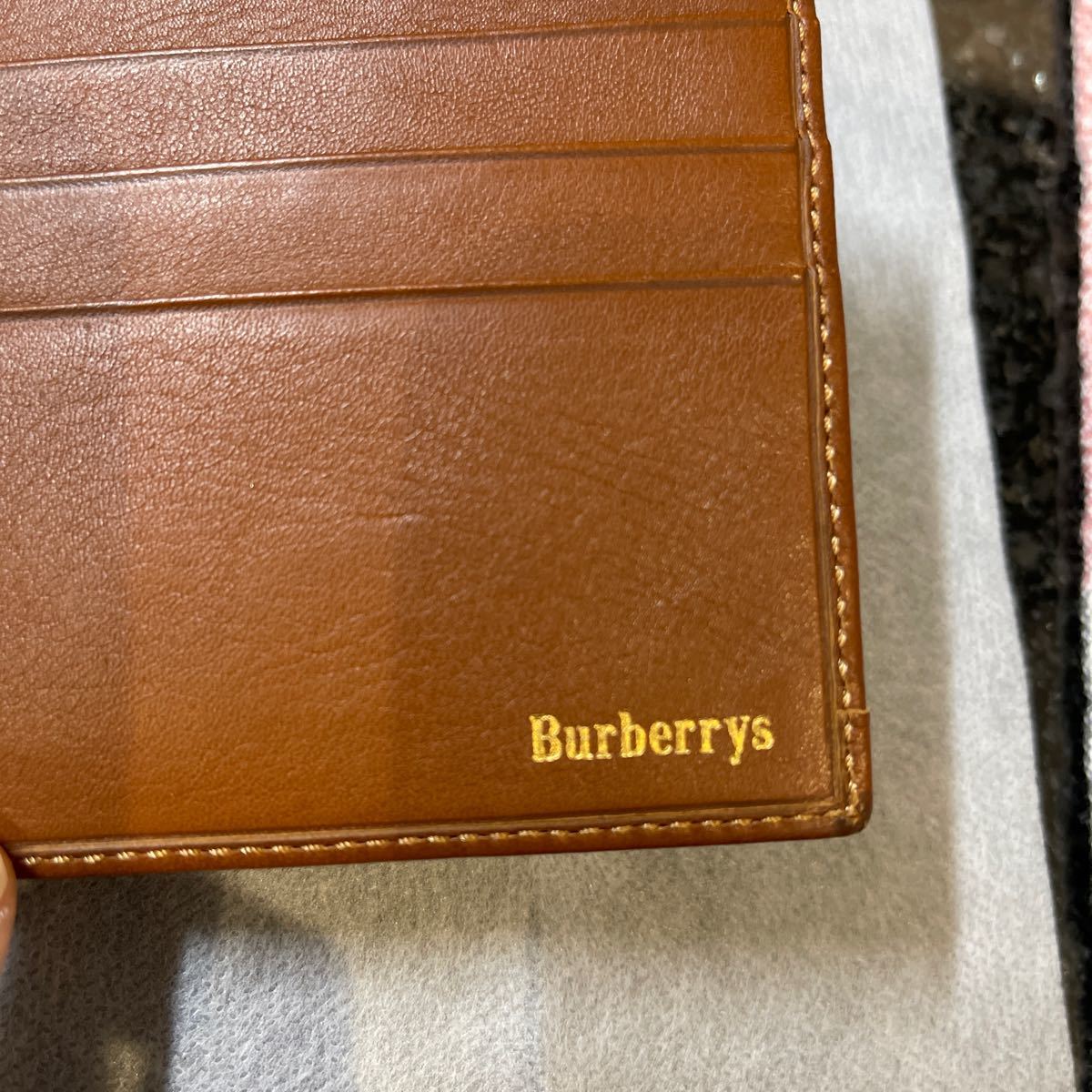 Burberry バーバリー　財布　二つ折り　レア　バーバリーズ時代の財布　新品未使用