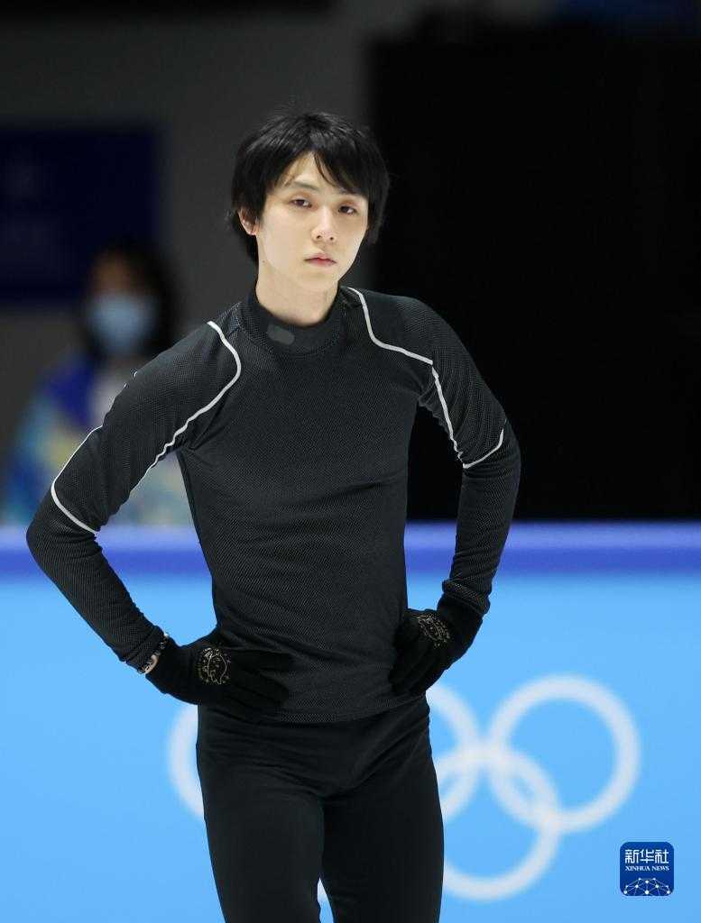 新品 XXLサイズ 紺 ネイビー アンダーアーマー 北京オリンピック羽生結弦選手練習着用モデル コールドギア インナーシャツ YUZURUHANYU_画像1