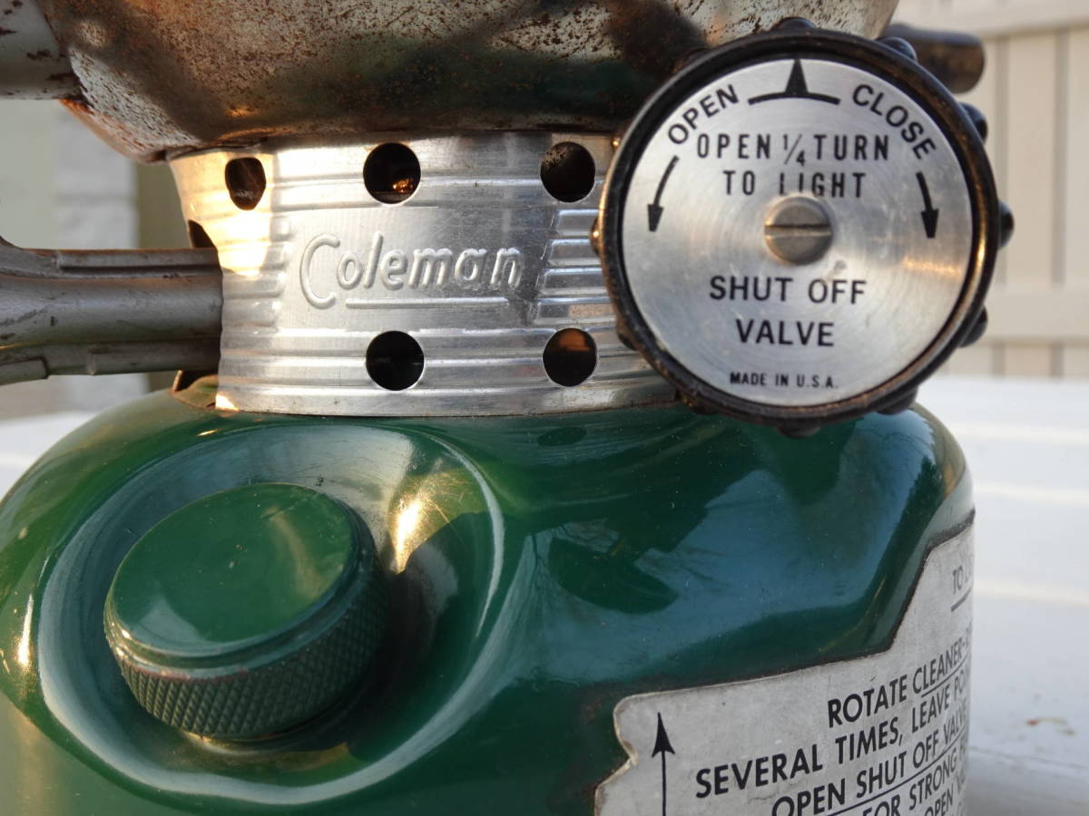 点火確認済み Coleman 502 コールマン 81年 ストーブ シングルバーナー