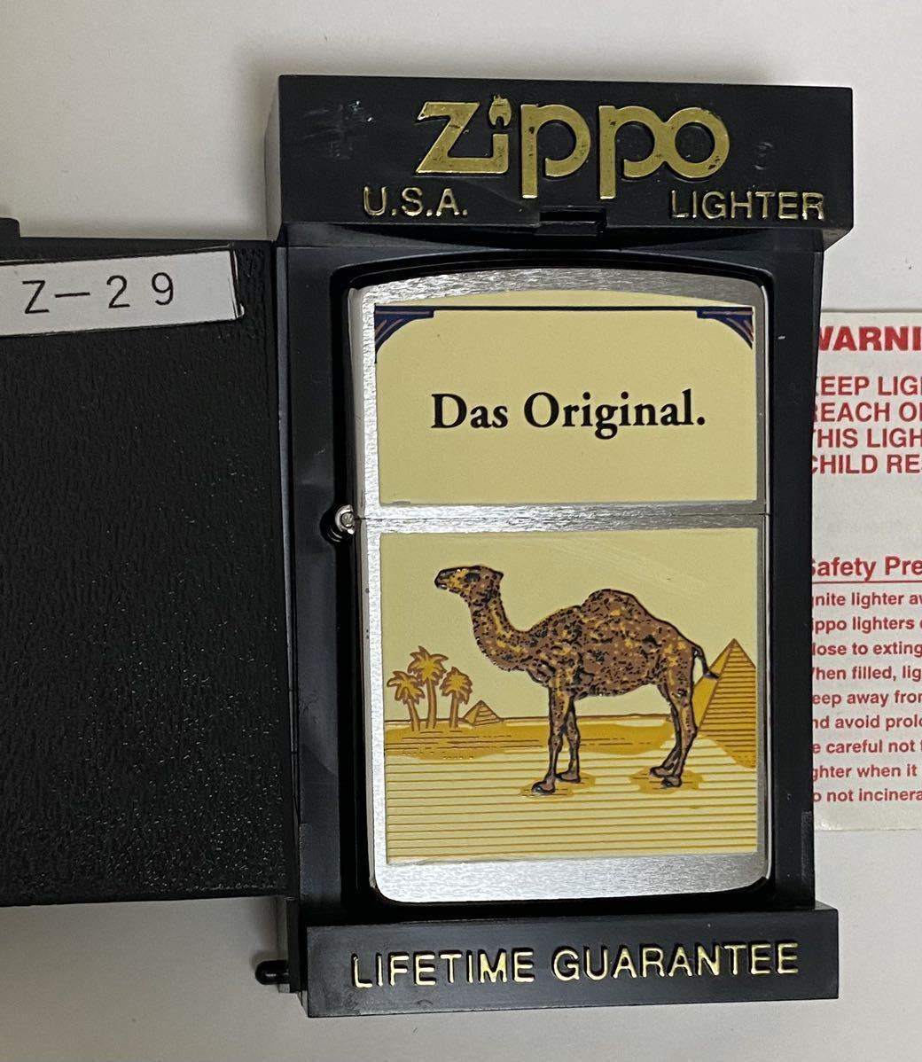 ZIPPO 1991年 キャメルＺ29 超 品(たばこメーカー)｜売買されたオークション情報、yahooの商品情報をアーカイブ公開 -  オークファン（aucfan.com）