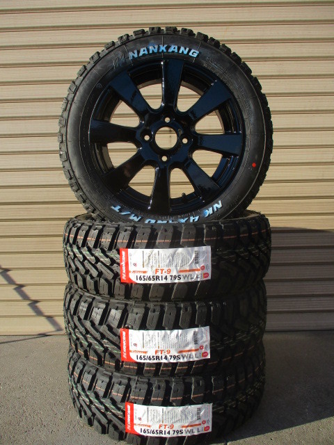 史上最も激安】 送料込☆ナンカンFT-9☆165/65R14☆アゲバンアゲトラ