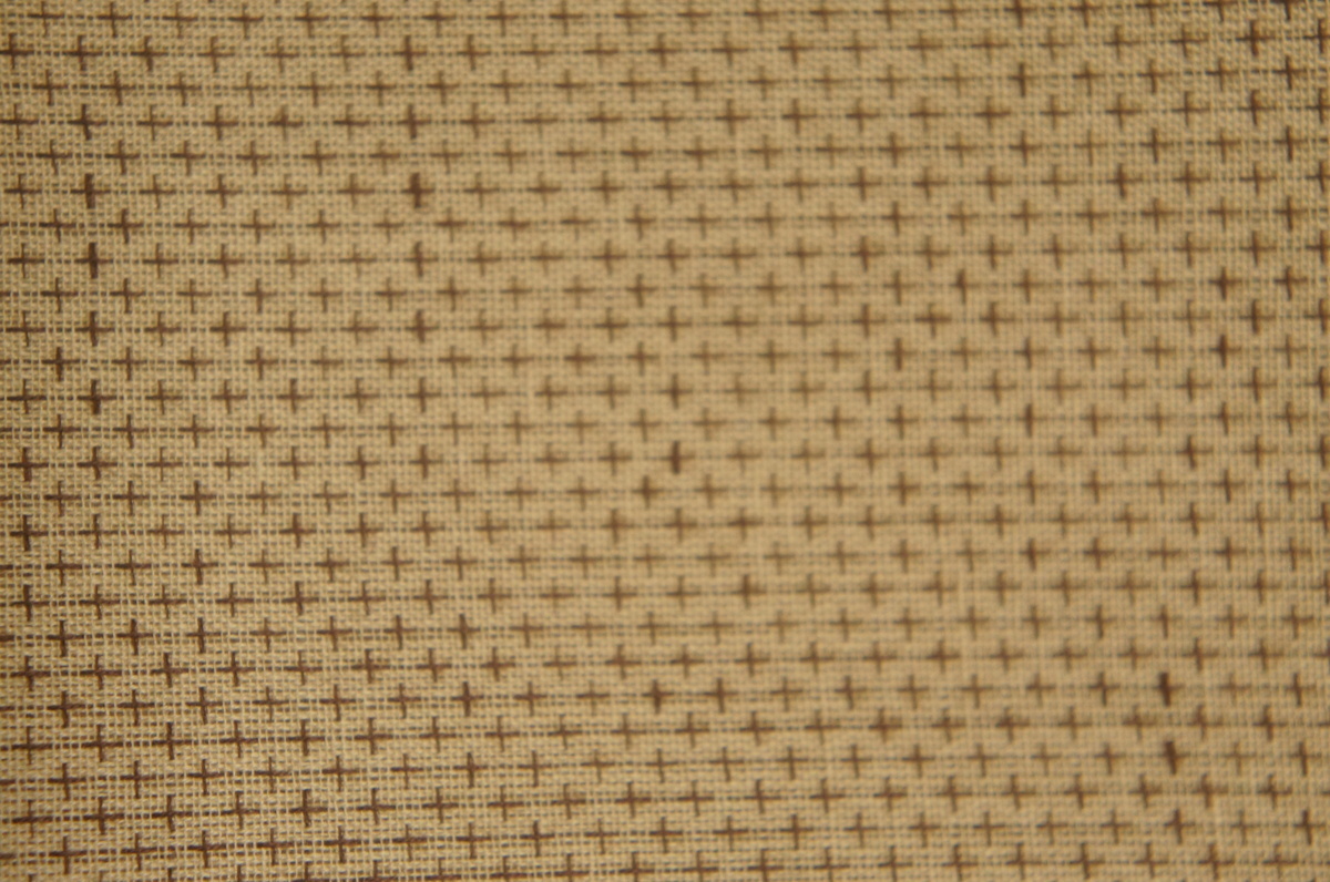  cotton flax soba cut color ground tea color 10 character . men's yukata [M13698]