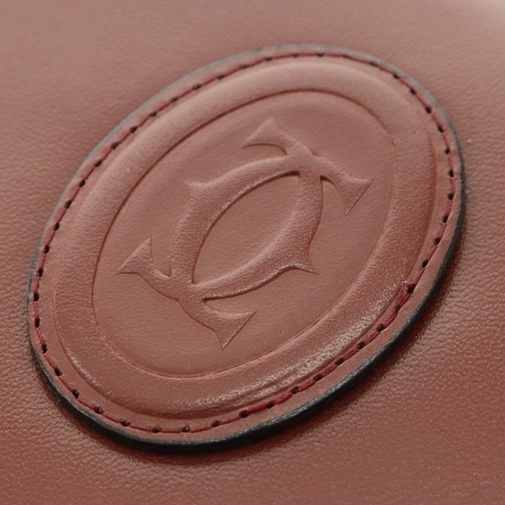 Cartier カルティエ マストライン セカンドバッグ ロゴ型押し クラッチ