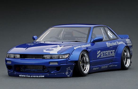 IG1138 1/18 Rocket Bunny S13 V2 Blue Metallicイグニッションモデル