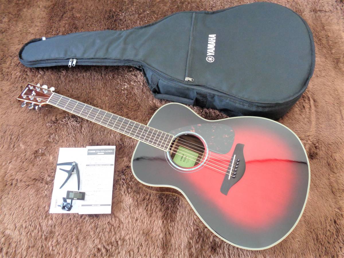 YAMAHA FS830 DSR ヤマハ アコースティックギター 美品 2020年製 付属
