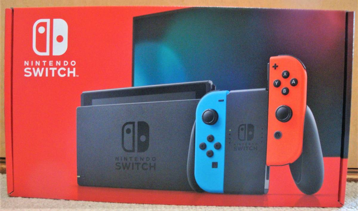 Nintendo Switch Joy-Con(L) ネオンブルー/(R) ネオンレッド本体【未開封】＋予備Joy-con 【未開封】＋マイクロSDカード 64GB 【未使用】
