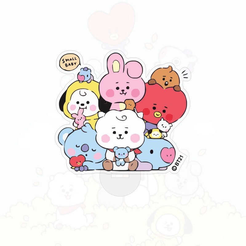 ヤフオク 防弾少年団 Bts Bt21 かわいい アクリルスタンド