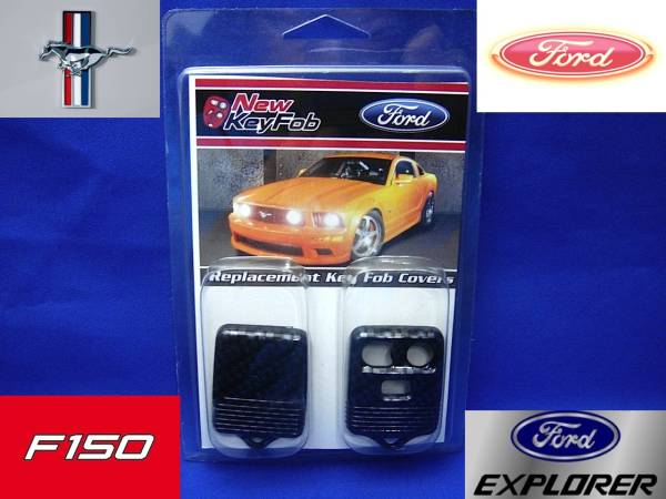 生産中止 ラスト1 フォード エクスプローラー マスタング F150 エスカーション エスケープ フォーカス キーレス カバー ブラックカーボン柄_3ボタンになります。