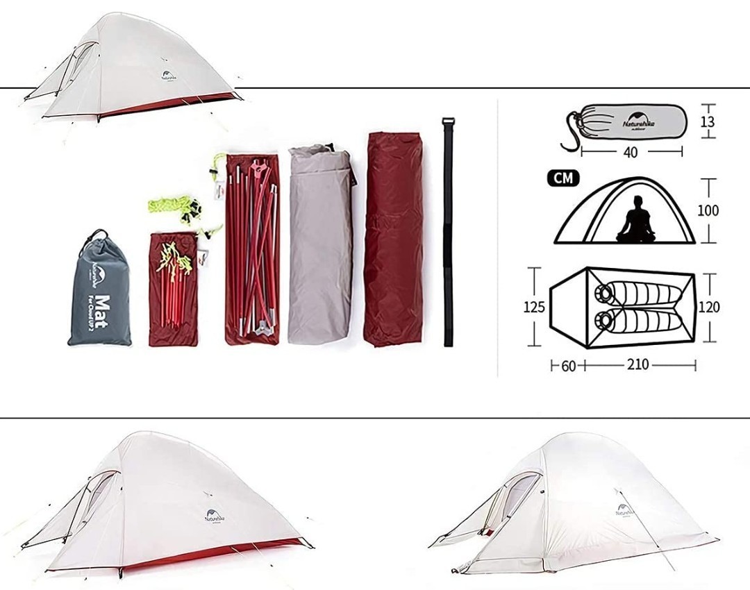 Naturehike cloud up2x アップグレード版 2人用(¥11,000