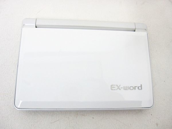 【動作確認済】カシオ 電子辞書　CASIO エクスワード EX-WORD　XD-SF4800WE ホワイト タッチペン付 ■管理番号L25857YER-220311-50_画像2