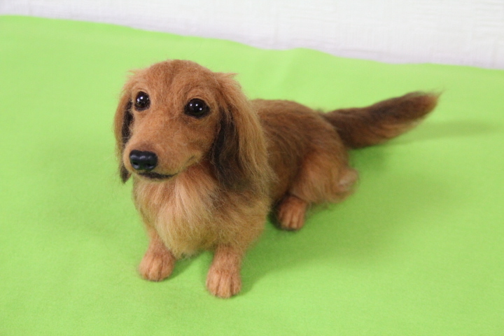 Yahoo!オークション - 羊毛フェルト ミニチュアダックスフンド犬 Yahoo!オークション - 羊毛フェルト ミニチュアダックスフンド犬