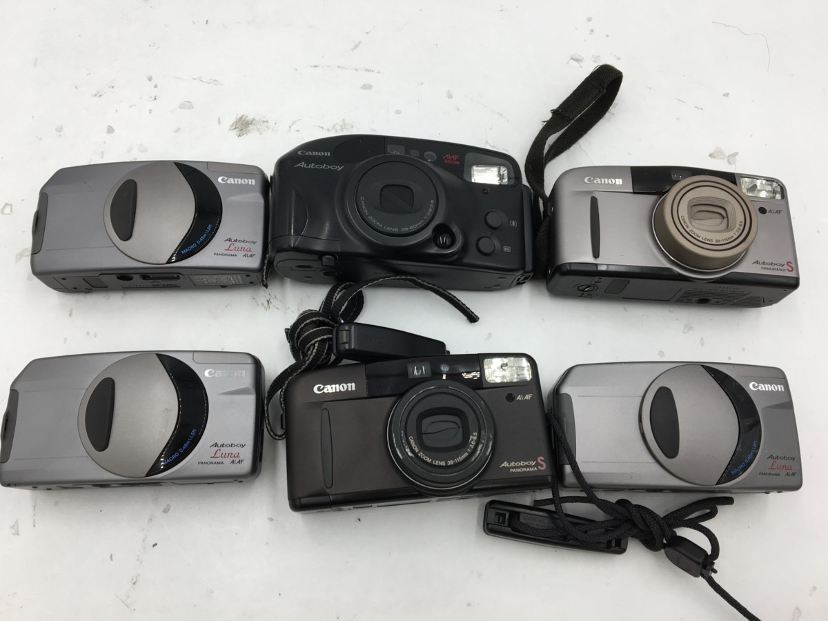 ♪△【Canon キャノン】フィルムカメラ 6点セット Autoboy Luna 他