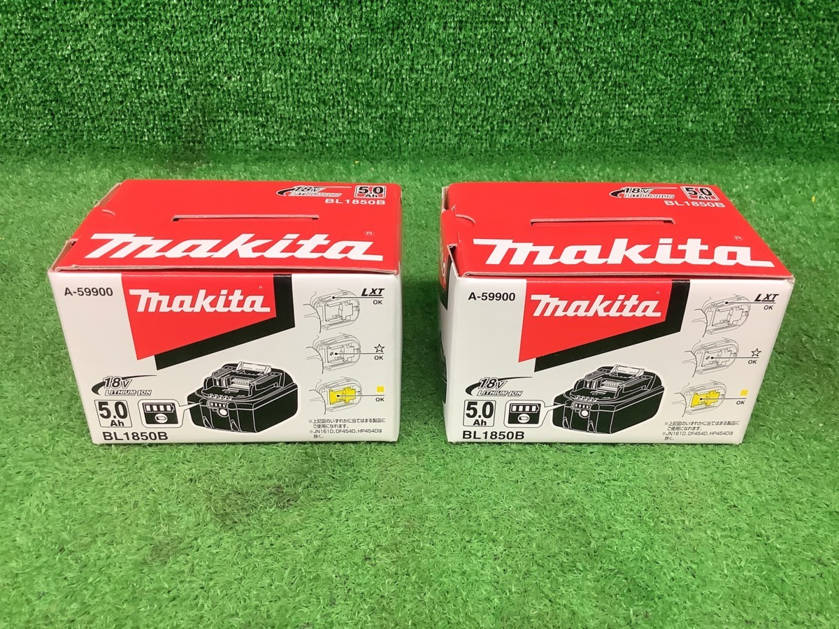 未使用品 makita マキタ 18V 5.0Ah 残量表示付き リチウムイオン
