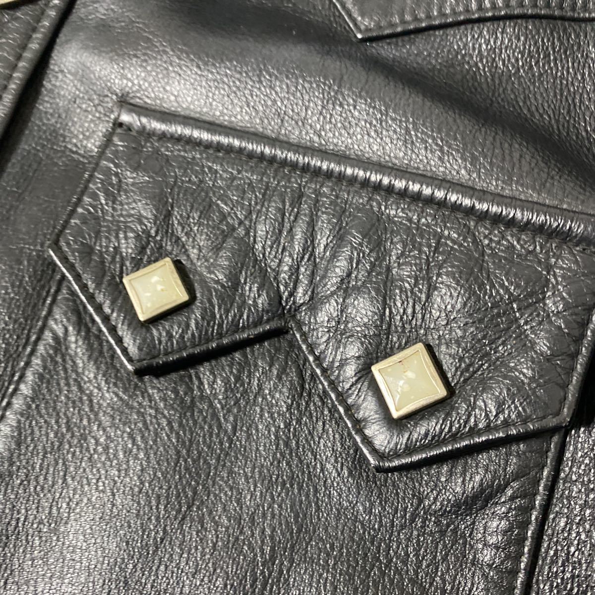 美品 希少 M 品番 東洋 Indian motorcycle レザー シャツ 美品 希少 M 品番 東洋 Indian motorcycle レザー シャツ