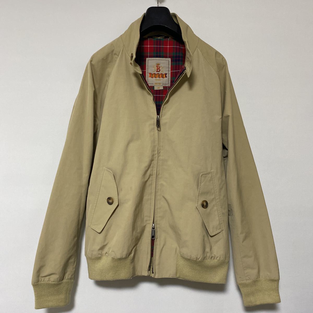 バラクータ　baracuta g9 ベージュ　ハリントンジャケット