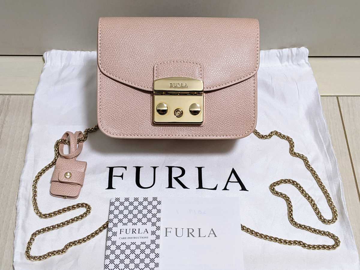 新品・未使用】FURLA フルラ ショルダーバッグ ライトピンク