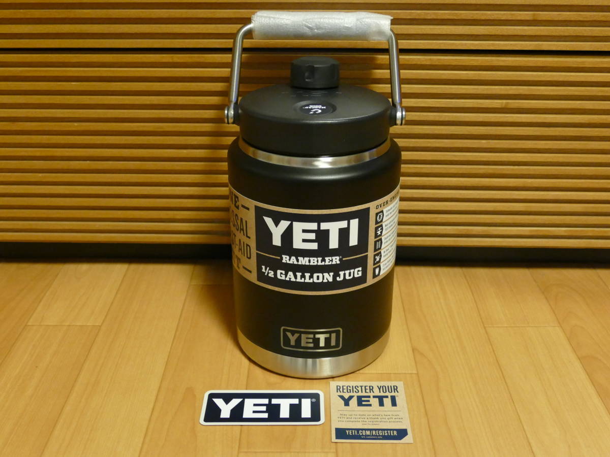 イエティ ランブラー ハーフガロン ジャグ ブラック 新品 YETI RAMBLER