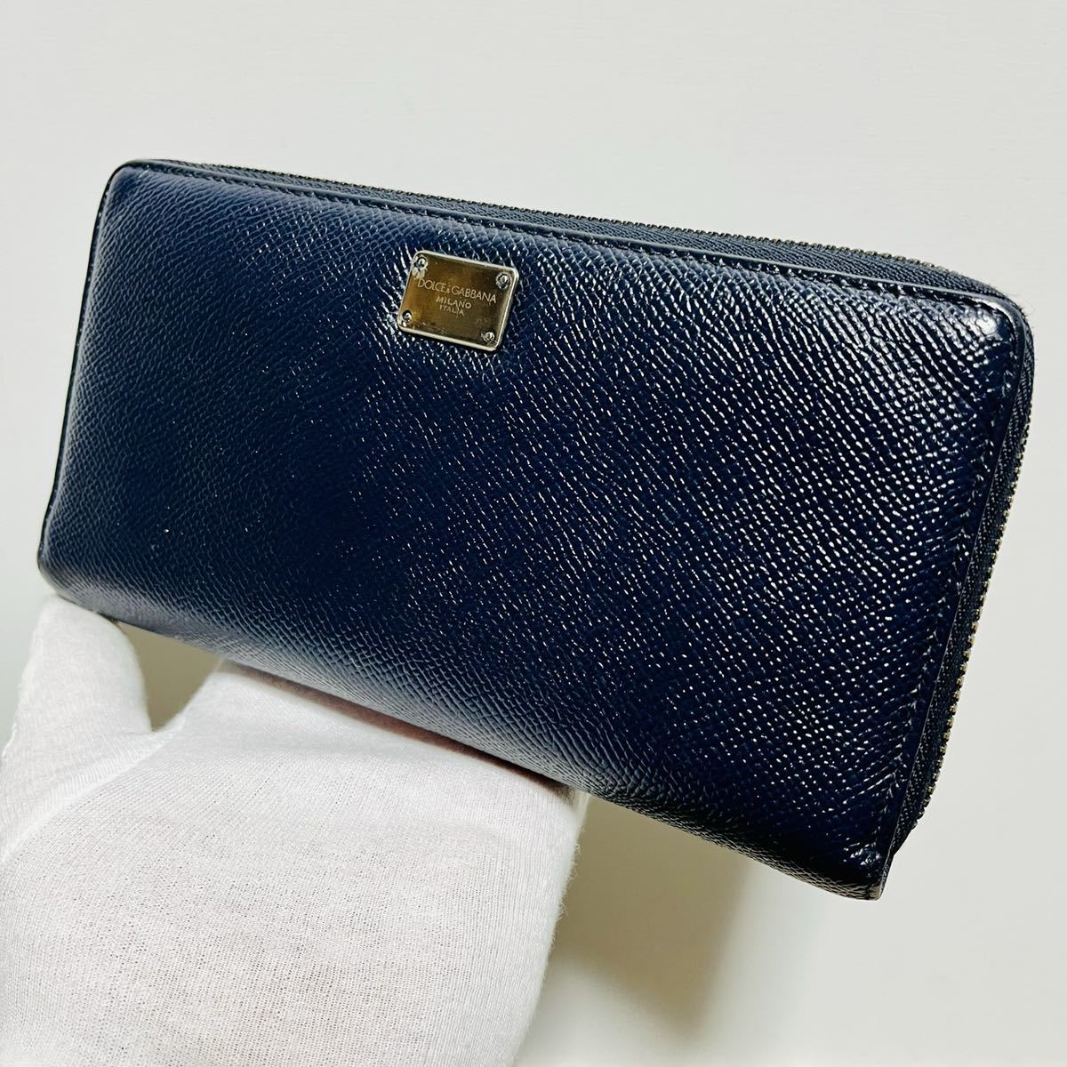 正規品 ドルチェ&ガッバーナ 長財布 ビンテージレザー ロング