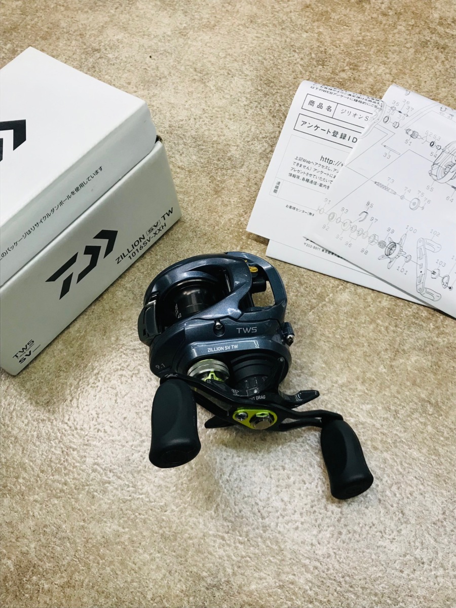 美品】ダイワ ジリオンTW 1016SV-XXH 右巻き 美品】ダイワ ジリオンTW 1016SV-XXH 右巻き
