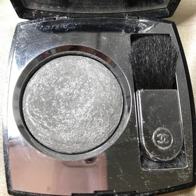 シャネル　フェイス　パウダー　シルバー　ラメ　化粧品　キラキラ　ハイライト　化粧　レア　LUMIERE PLATINE PLATINUM FACE POWDER_画像2