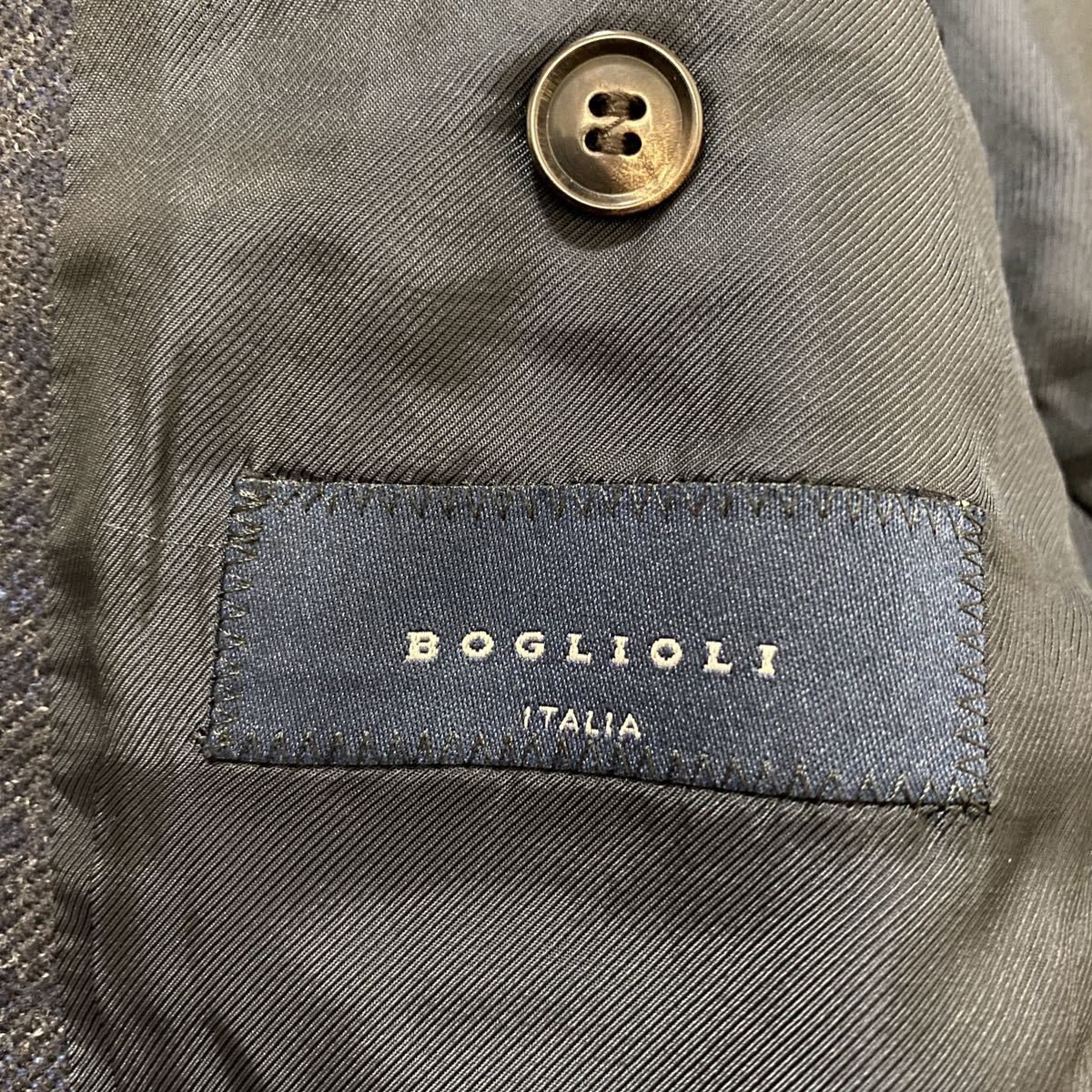 44サイズ】【美品】boglioli ボリオリ テーラードジャケット メンズ