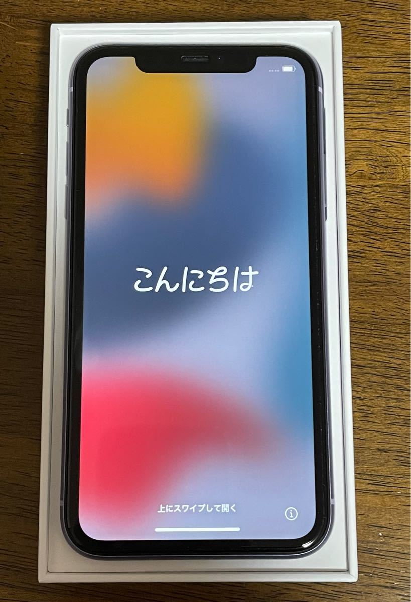 iPhone 11 64GB パープル 保証9/20まで バッテリー100% sim iPhone 11 64GB パープル 保証9/20まで バッテリー100% sim