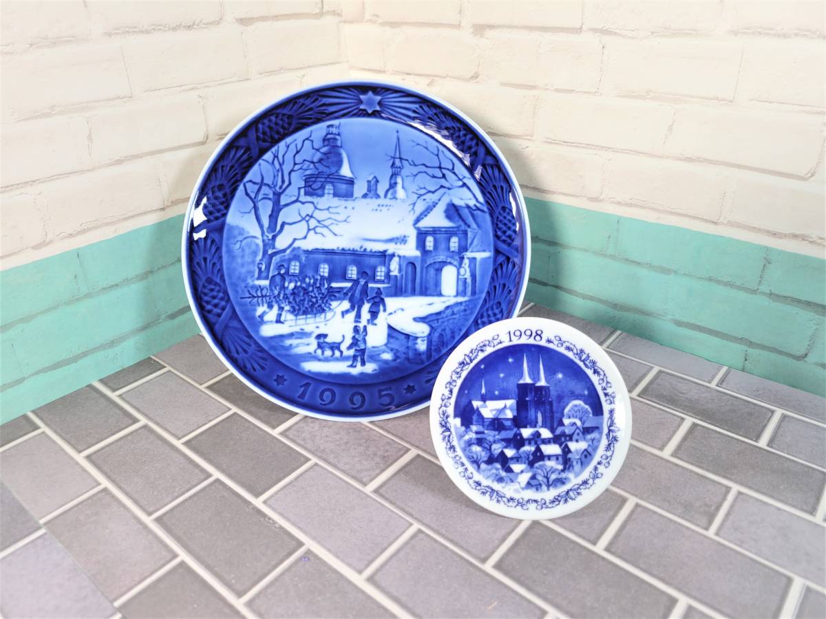 ヤフオク! - 【送料無料・超美品大小2枚セット】 ロイヤルコペンハーゲン...
