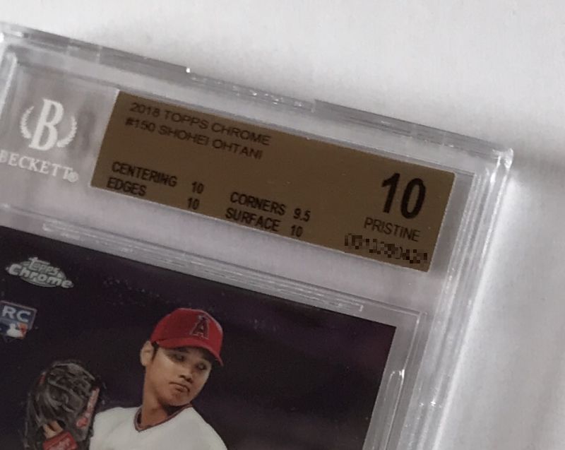 大谷翔平 2018 Topps Chrome #150 BGS 10 BGS10 Rookie ルーキーカード