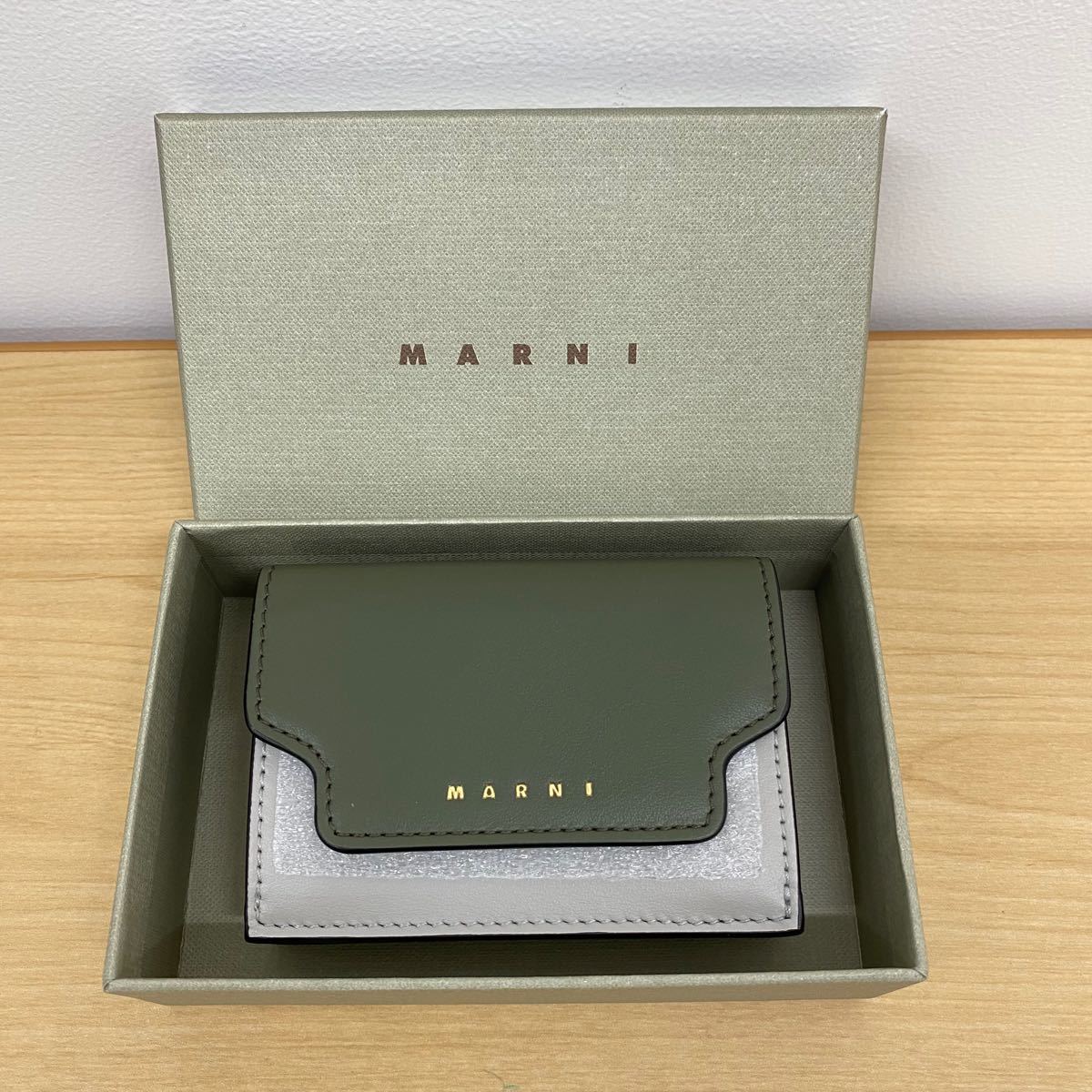 マルニ MARNI 男女兼用 バイカラー ショルダーバッグ トートバッグ 三つ折り財布 3点セット メンズ レディース