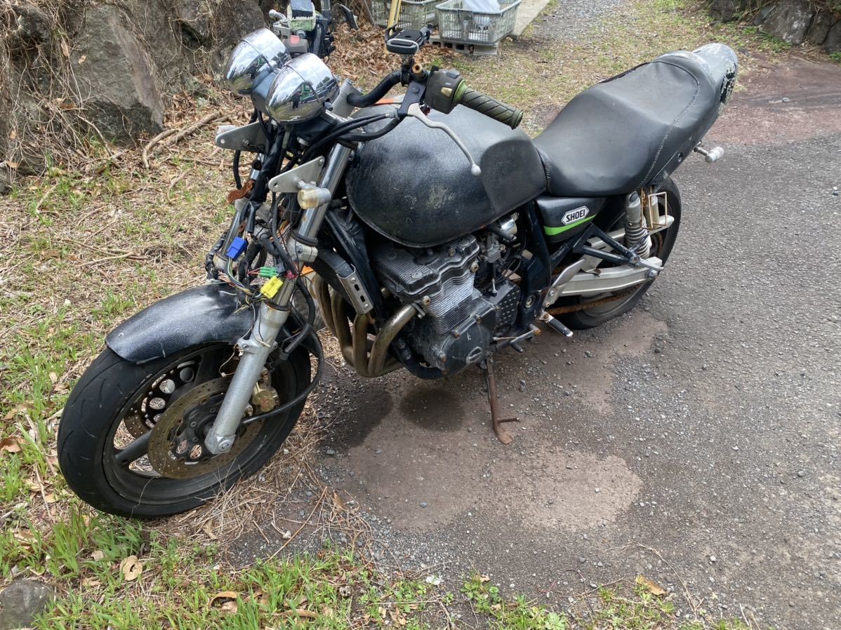 SUZUKI イナズマ400 書なし不動 部品取り車 部品取り レストアベース