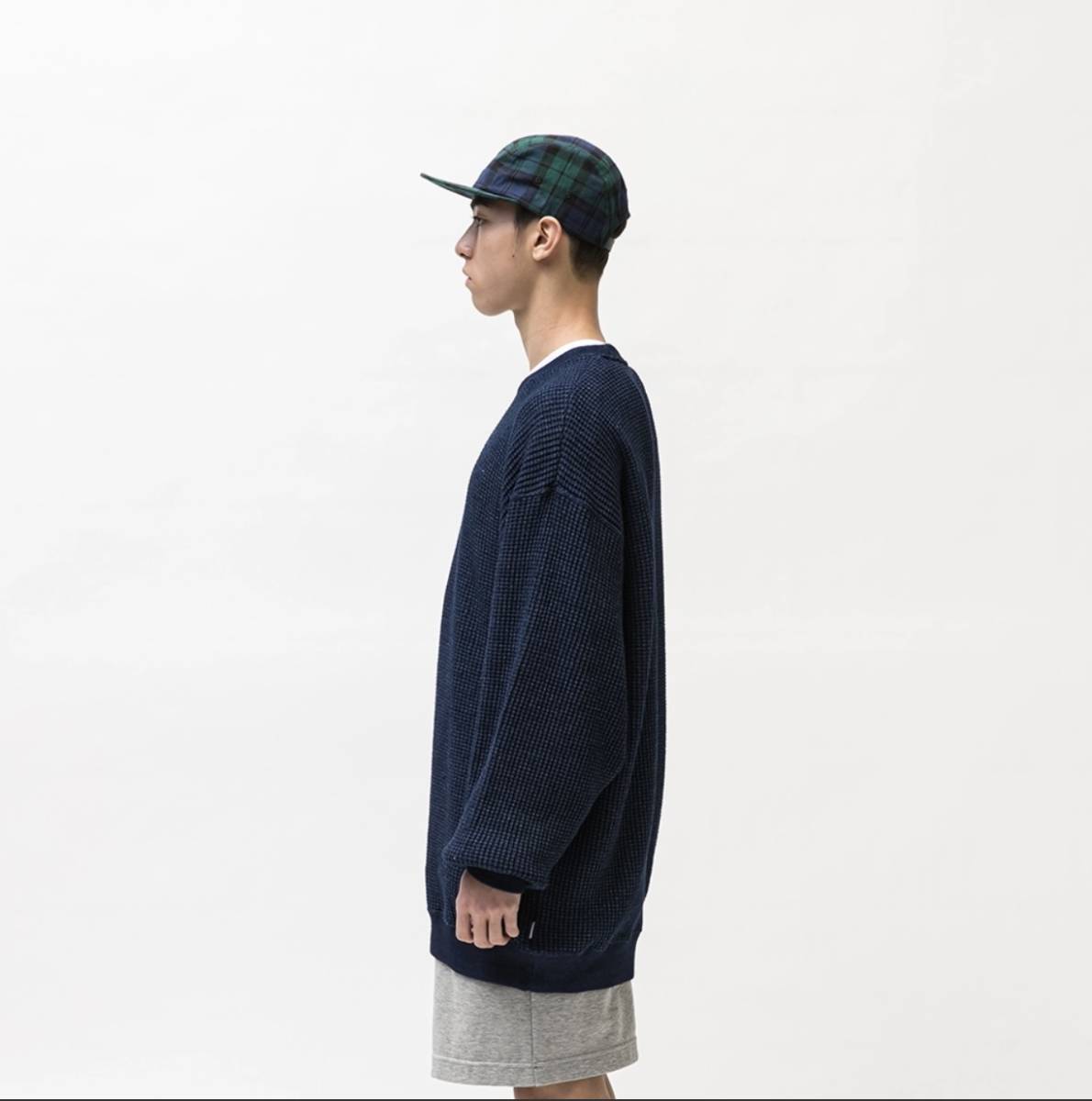 【国内正規L】22SS Wtaps AII 02 / SWEATER / COTTON INDIGO L ダブルタップス セーター_画像5