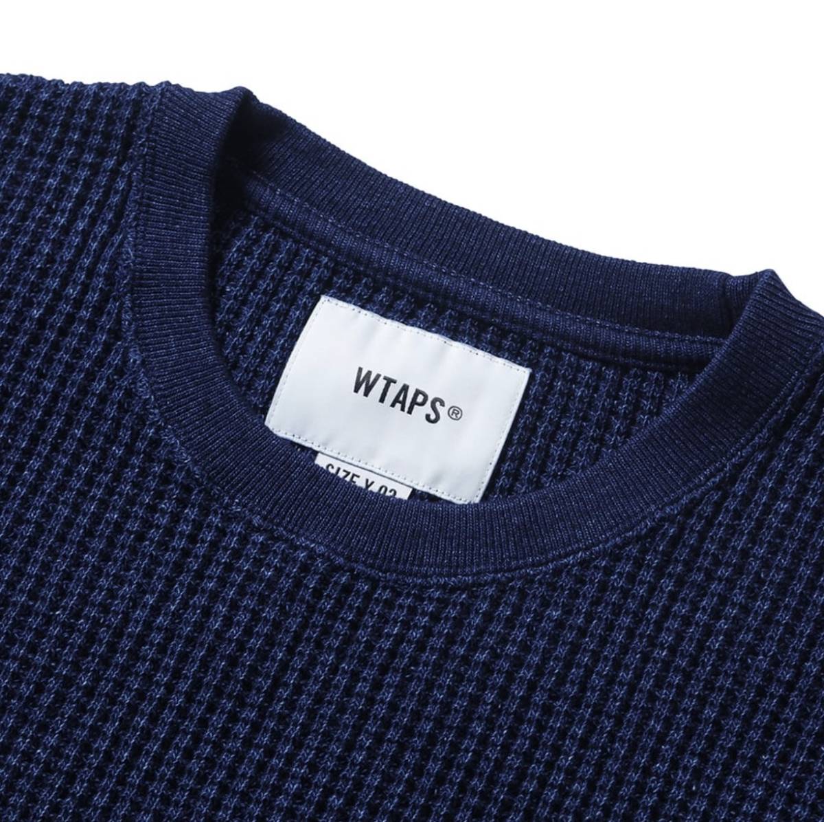 【国内正規L】22SS Wtaps AII 02 / SWEATER / COTTON INDIGO L ダブルタップス セーター_画像7