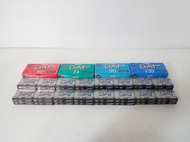 未開封品】maxell マクセル DATテープ 40本セット（DM60D、DM74D、DM90D、DM120D 各10本） ☆ 65103-3 