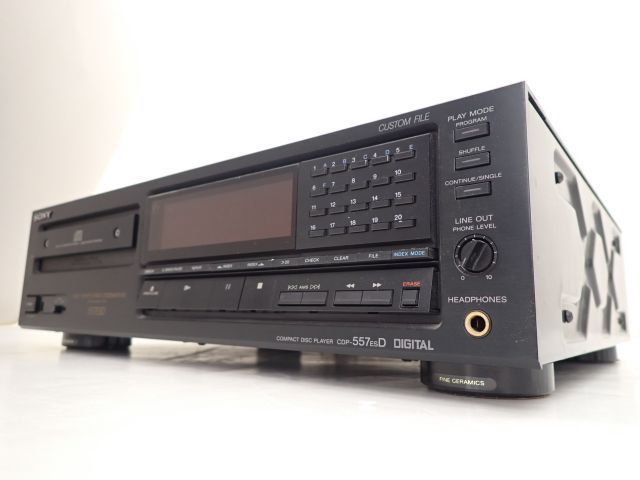 SONY CDP-557ESD ソニー CDプレーヤー CDデッキ ∽ 650E0-5