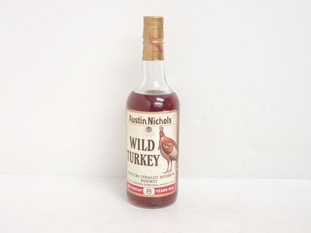 未開栓・古酒】バーボン ウイスキー WILD TURKEY 8YEARS OLD ワイルド