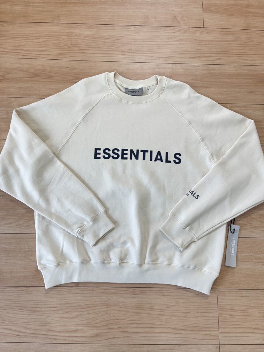 新品 ESSENTIALS FOG エッセンシャルズ クルーネック クリームS www 新品 ESSENTIALS FOG エッセンシャルズ クルーネック クリームS www