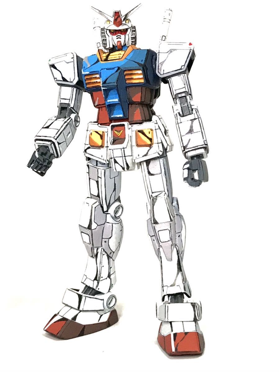 ヤフオク 送料無料 イラスト風 塗装 30th ガンダム78 2 お ヤフオク 送料無料 イラスト風 塗装 30th ガンダム78 2 お