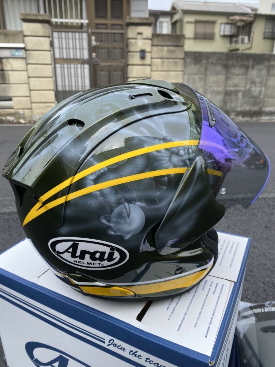 Z900RS イエロータイガー アライヘルメット VZ-RAM Lサイズ 美品