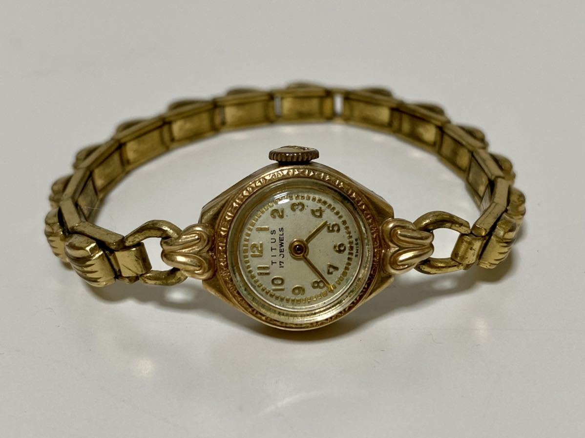Yahoo!オークション - 現状品 TITUS SWISS 17JEWELS 14K 0.585 Yahoo!オークション - 現状品 TITUS SWISS 17JEWELS 14K 0.585