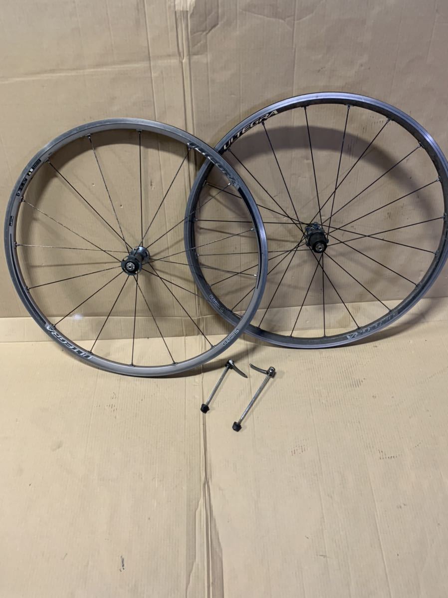 SHIMANO シマノ ULTEGRA アルテグラ WH-6800 アルミリム ホイール 前後セット 622×15C クリンチャー