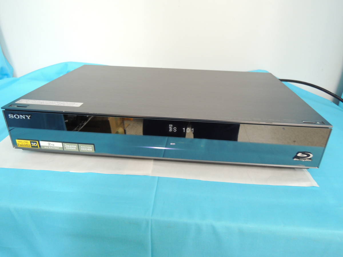 SONY ブルーレイディスク/DVDレコーダー BDZ-AX2700T b-cas ,付属品