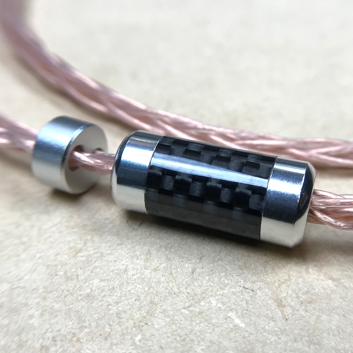 UEカスタムIEM(IPX)用リケーブル8芯MOGAMI2944 3.5mm3極×2 120cm